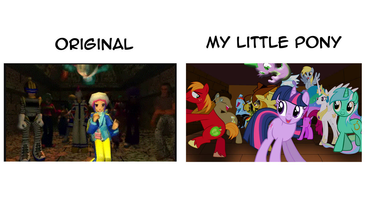 Mlp Comparisons DDR and MLP Comparison by HiroHamadaRockz on DeviantArt