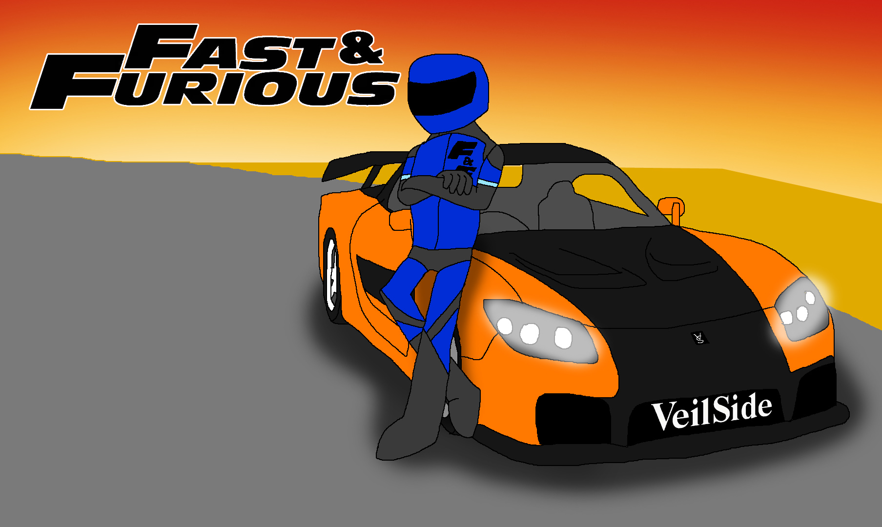 Fast And Furious Veilside Rx7 Wallpaper By Cartoonanimefan00 On Deviantart