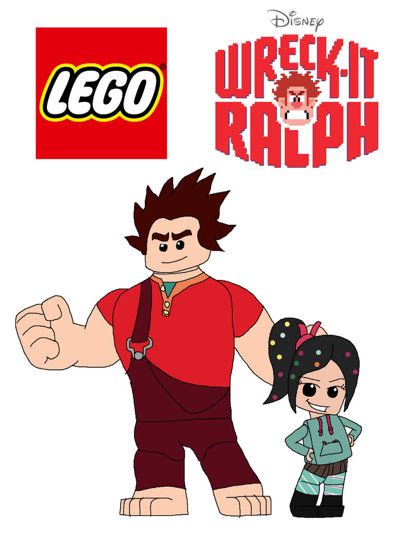 Lego Ralph From Rampage LEGO Wreck It Ralph Cover by HiroHamadaRockz on DeviantArt