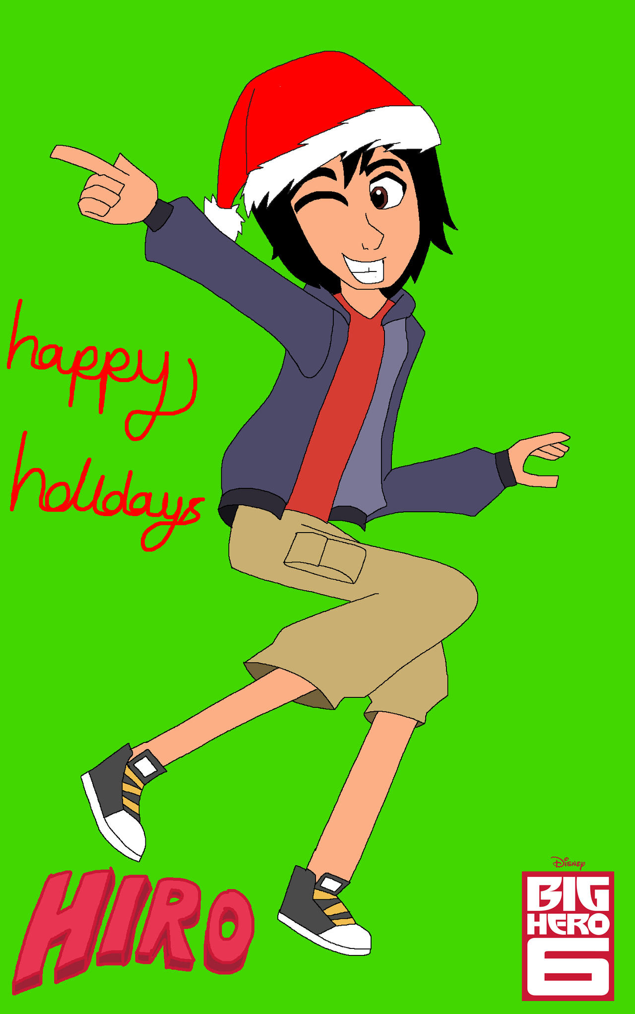 Hiro Hamada Happy Holidays by HiroHamadaRockz on DeviantArt