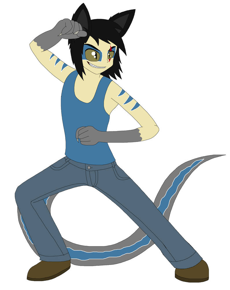 Mouhamad Bassal (Humanoid Raptor Wolf) by HiroHamadaRockz on DeviantArt