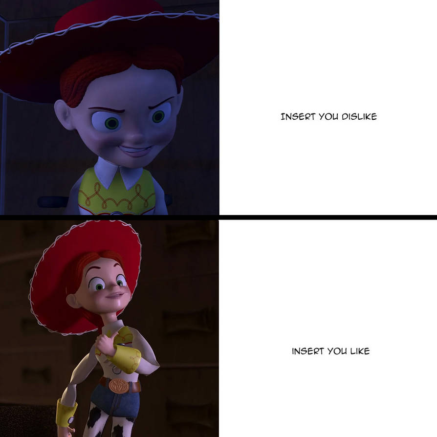 Jessie (Toy Story) Drake Meme by HiroHamadaRockz on DeviantArt