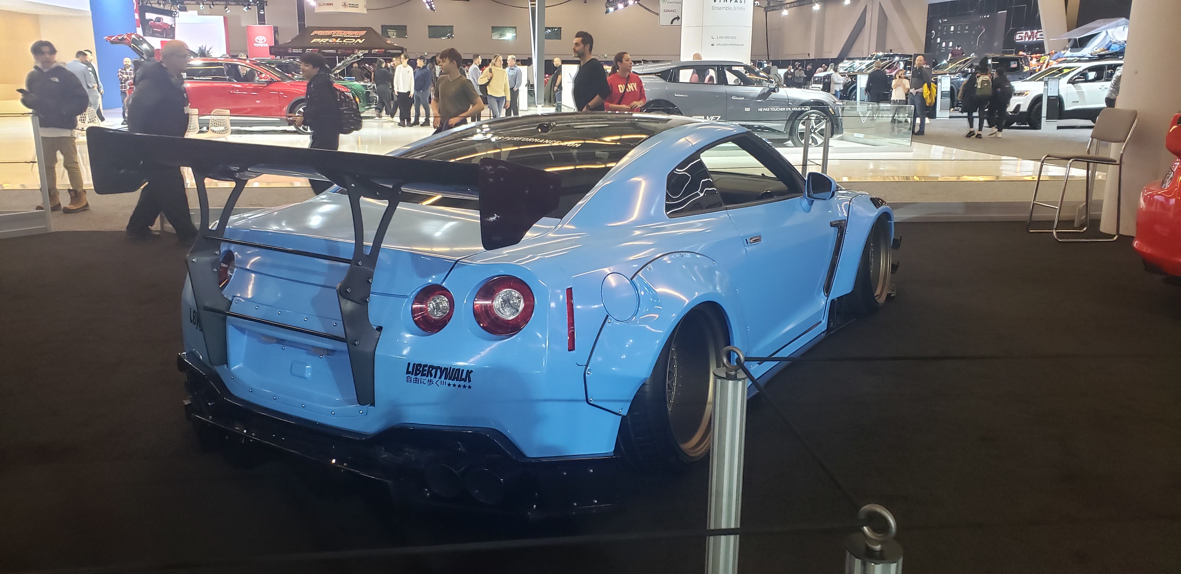 Baby Blue Nissan GT-R LBWK (2) by HiroHamadaRockz on DeviantArt