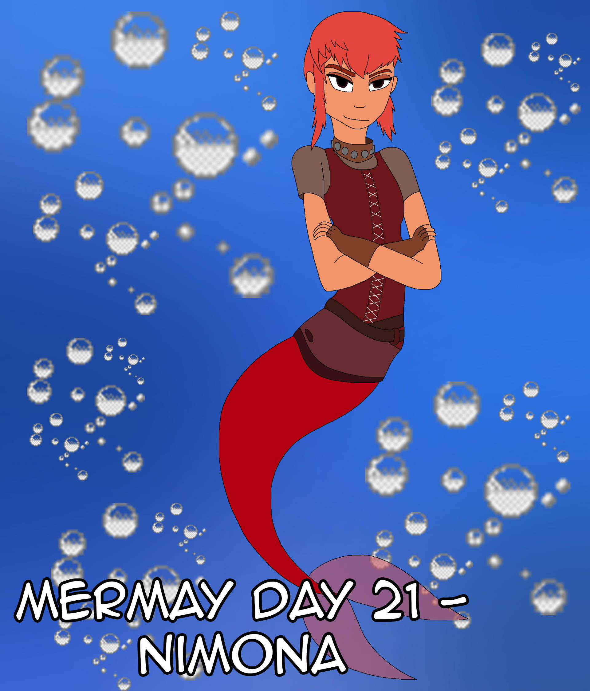 Mermay Day 21 - Nimona by HiroHamadaRockz on DeviantArt