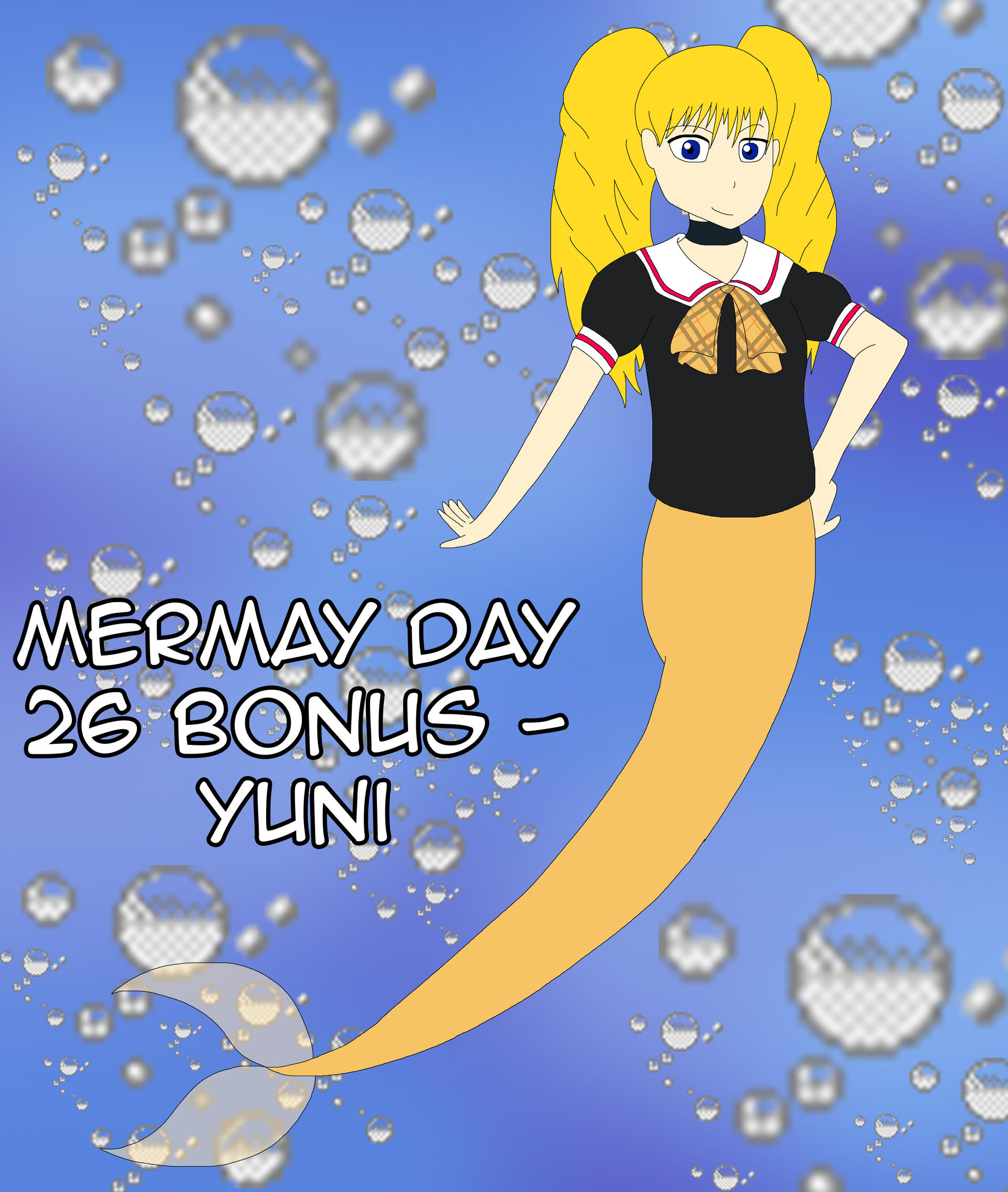 Mermay Day 26 Bonus - Yuni by HiroHamadaRockz on DeviantArt