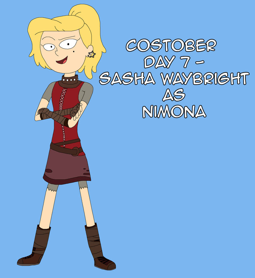 Shaca Waybright Costober 2023 Day 7 - Sasha Waybright by HiroHamadaRockz on DeviantArt