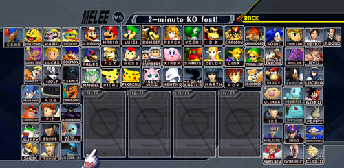 Smash Remix Melee - Character Roster