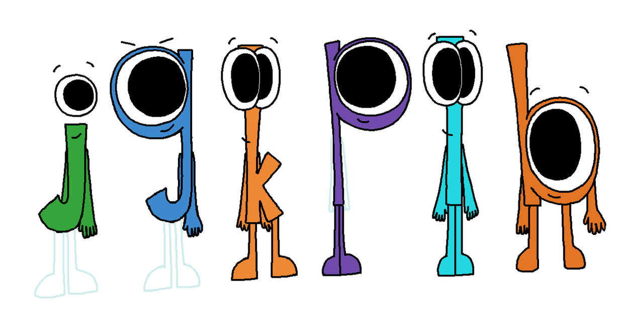 Jumpstart Alphabet Lowercase (My Style) Part 6 by YanPrincess on DeviantArt