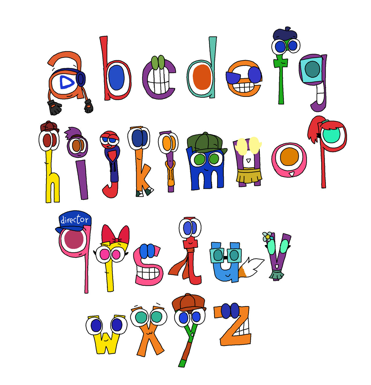 My Tvokids Lowercase Letters by YanPrincess on DeviantArt
