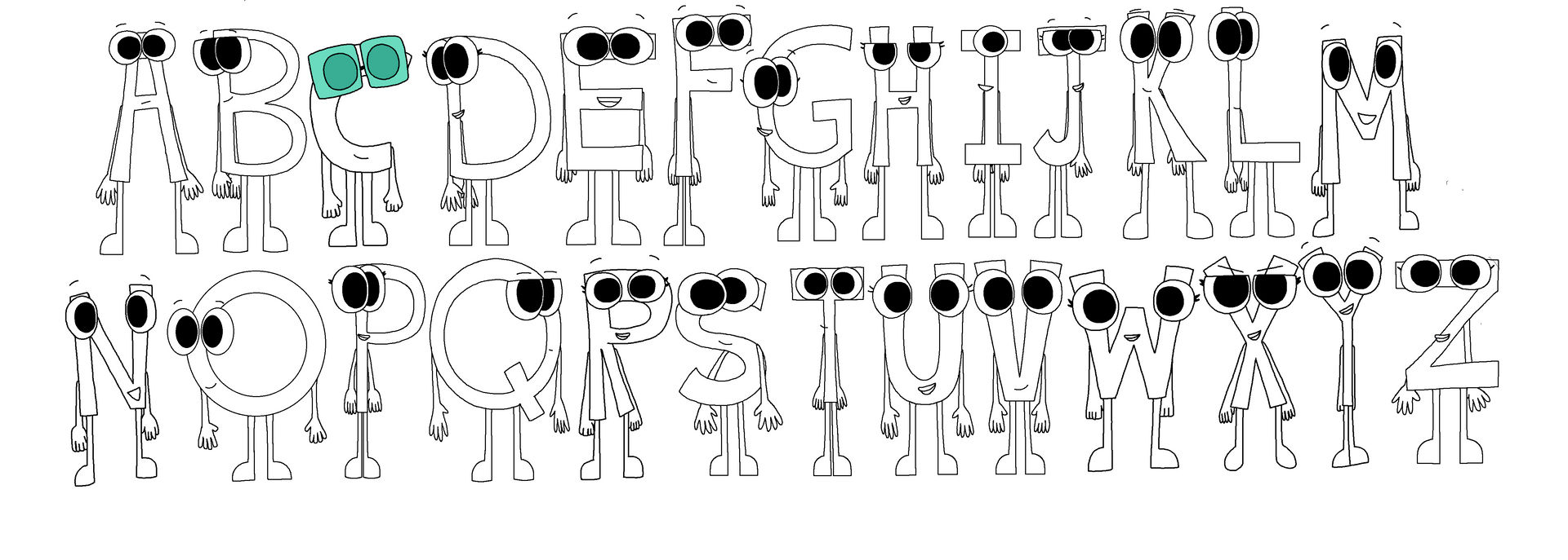 Meet My Alphabet Letters by YanPrincess on DeviantArt