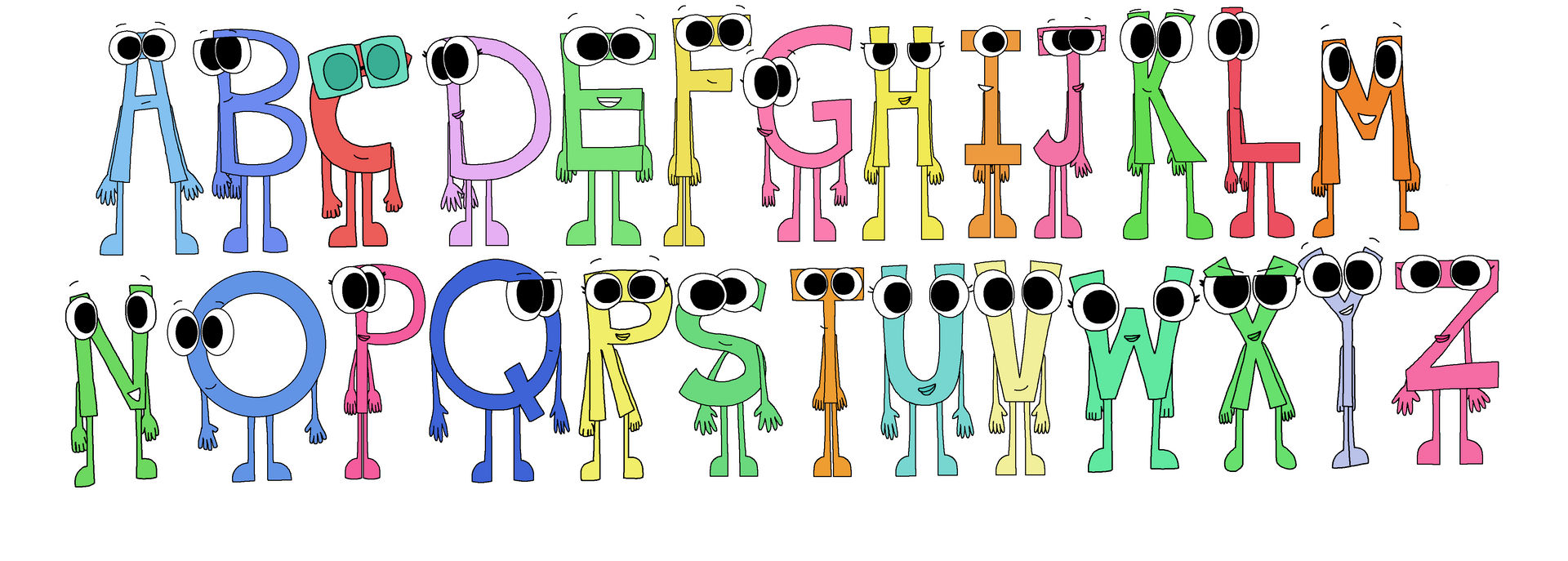 Meet My Alphabet Letters by YanPrincess on DeviantArt