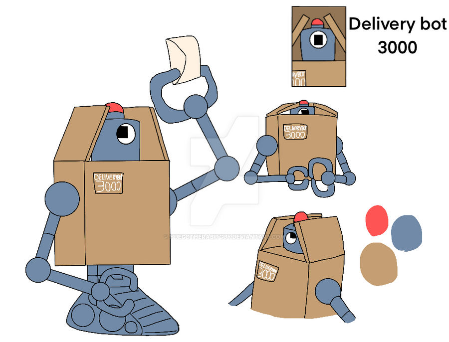 Meet delivery bot by huegotherabitguy on DeviantArt