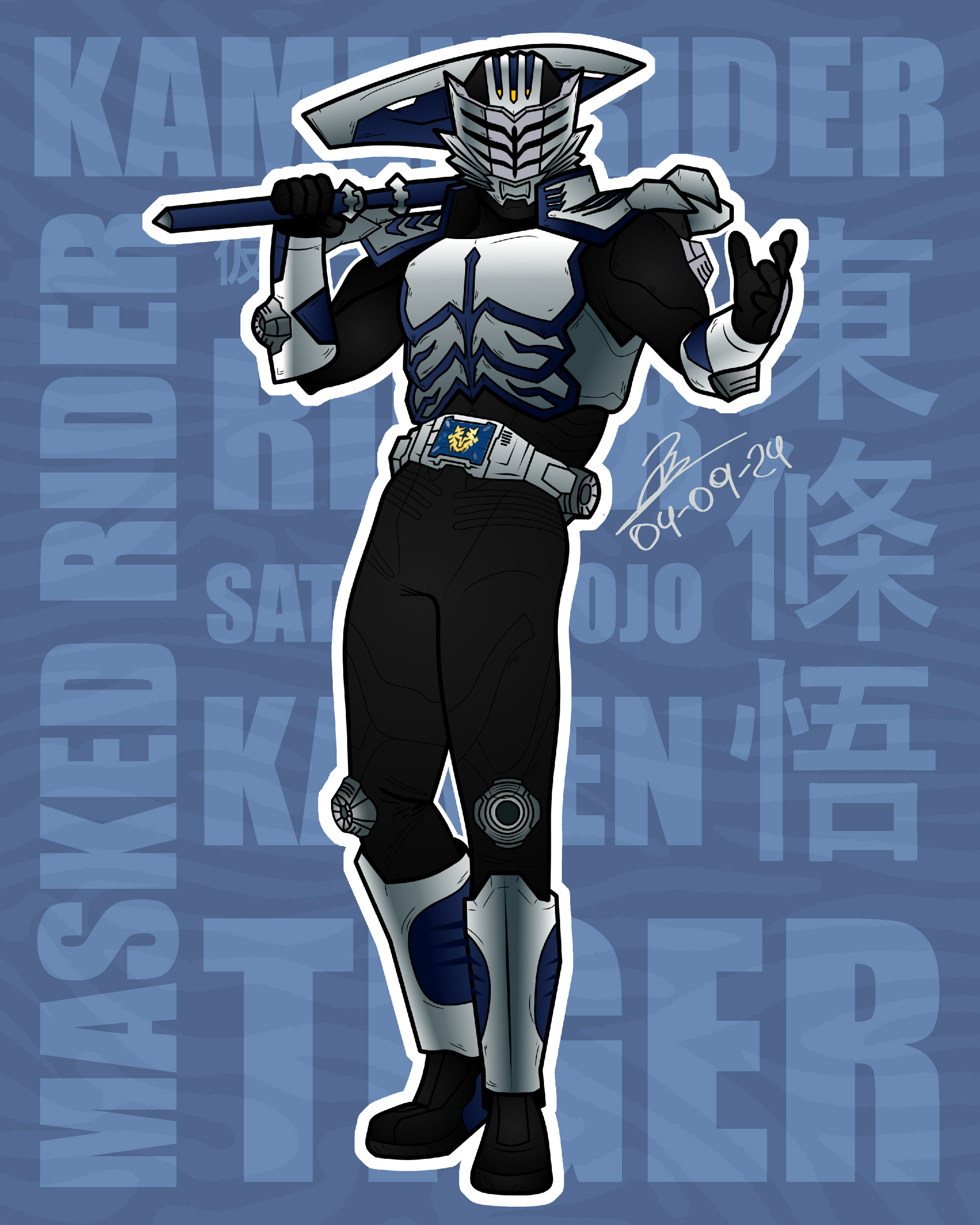 Kamen Rider Tiger by LordKalekron on DeviantArt