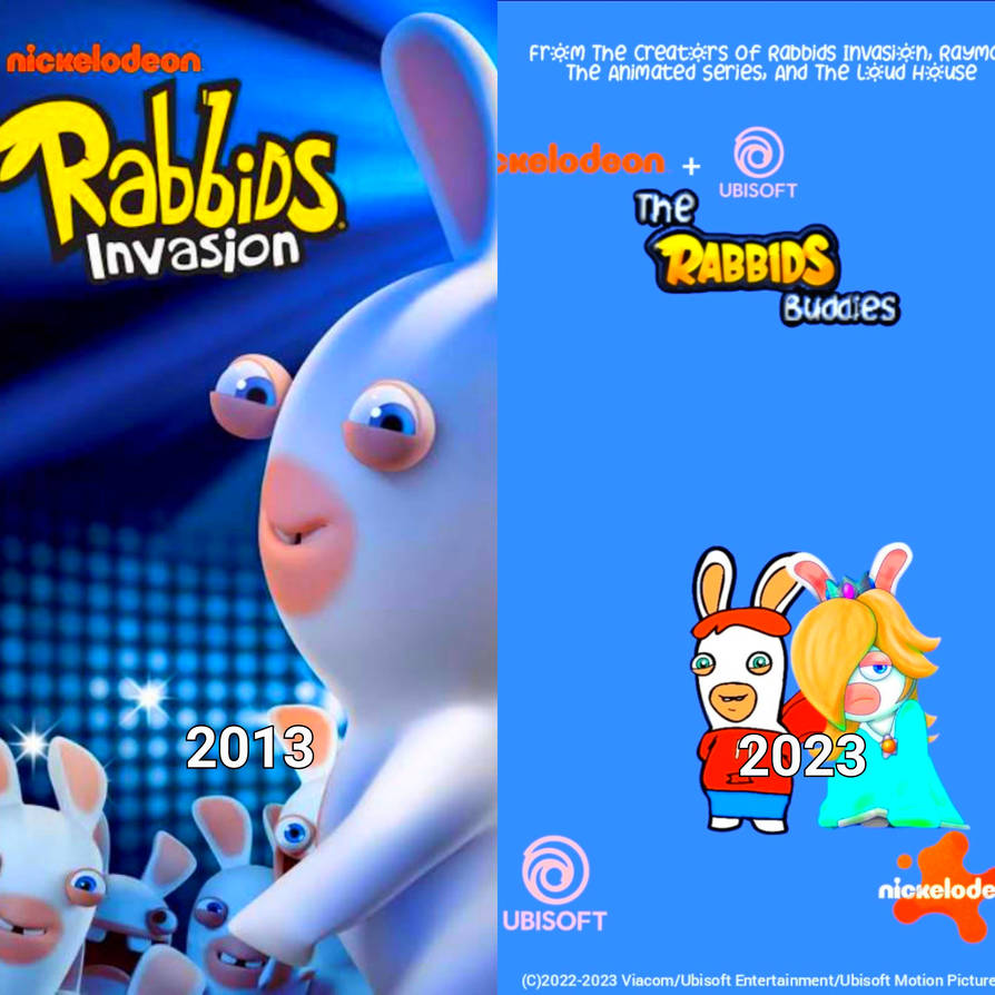 Rabbids Shows On Nickelodeon From 2013 To 2023 by CheeseNipzFool60 on ...