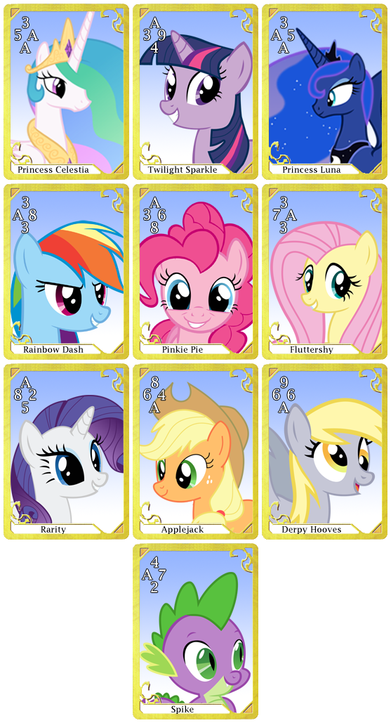 MLP:FiM Triple Triad Cards