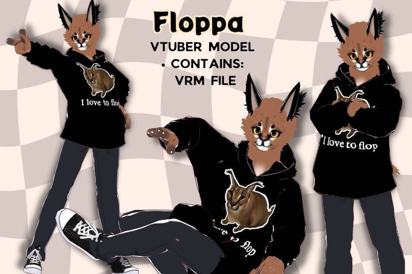 Floppa Vrchat Floppa Vtuber by Jasuha on DeviantArt
