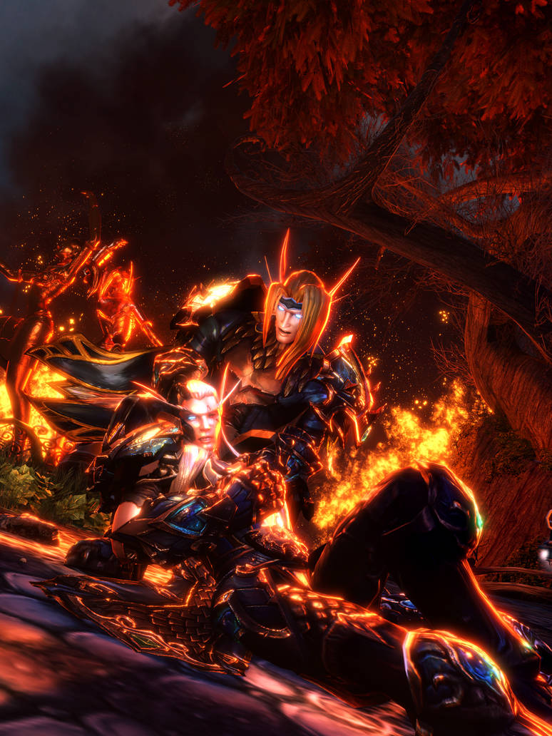 Halduron saving Lor'themar by Cazad0ra on DeviantArt