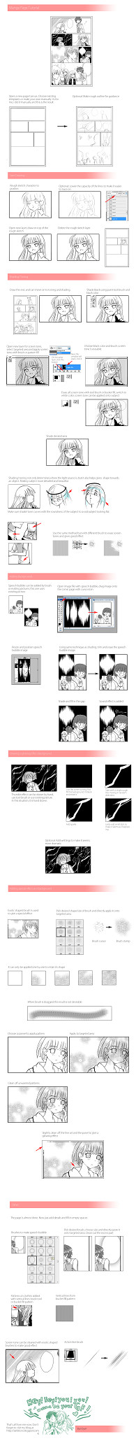 Manga page Tutorial PREVIEW