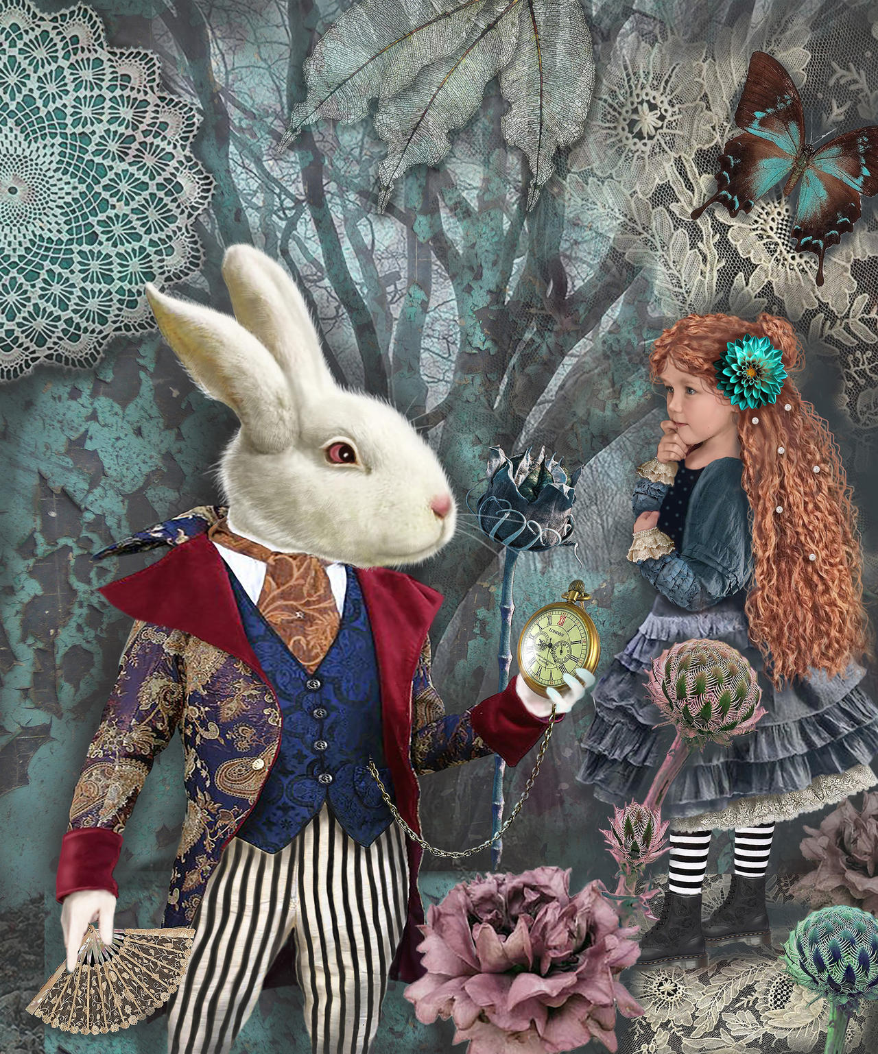 Meeting the White Rabbit by madebalbat on DeviantArt