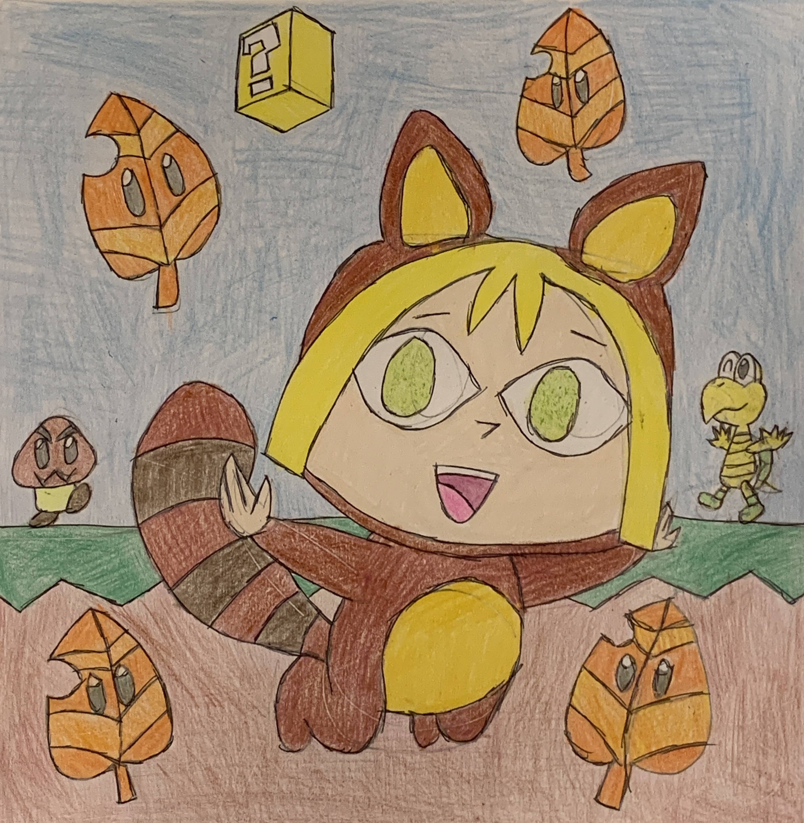 Tanooki Bridgette by bradders16 on DeviantArt