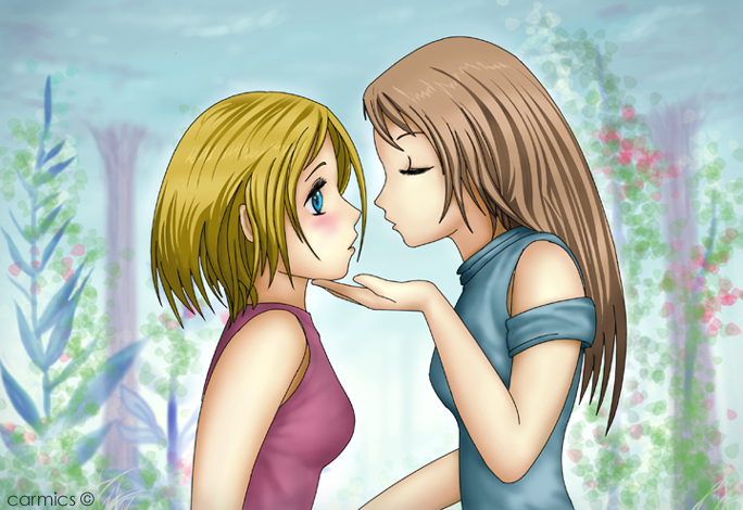 Cartoon Girls Lesbian