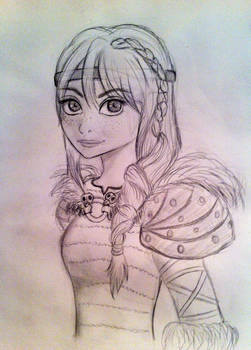 Astrid HTTYD Sketch