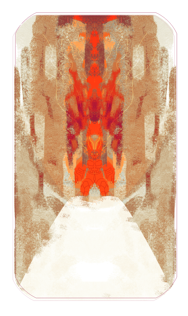 Elemental Postcard - Fire