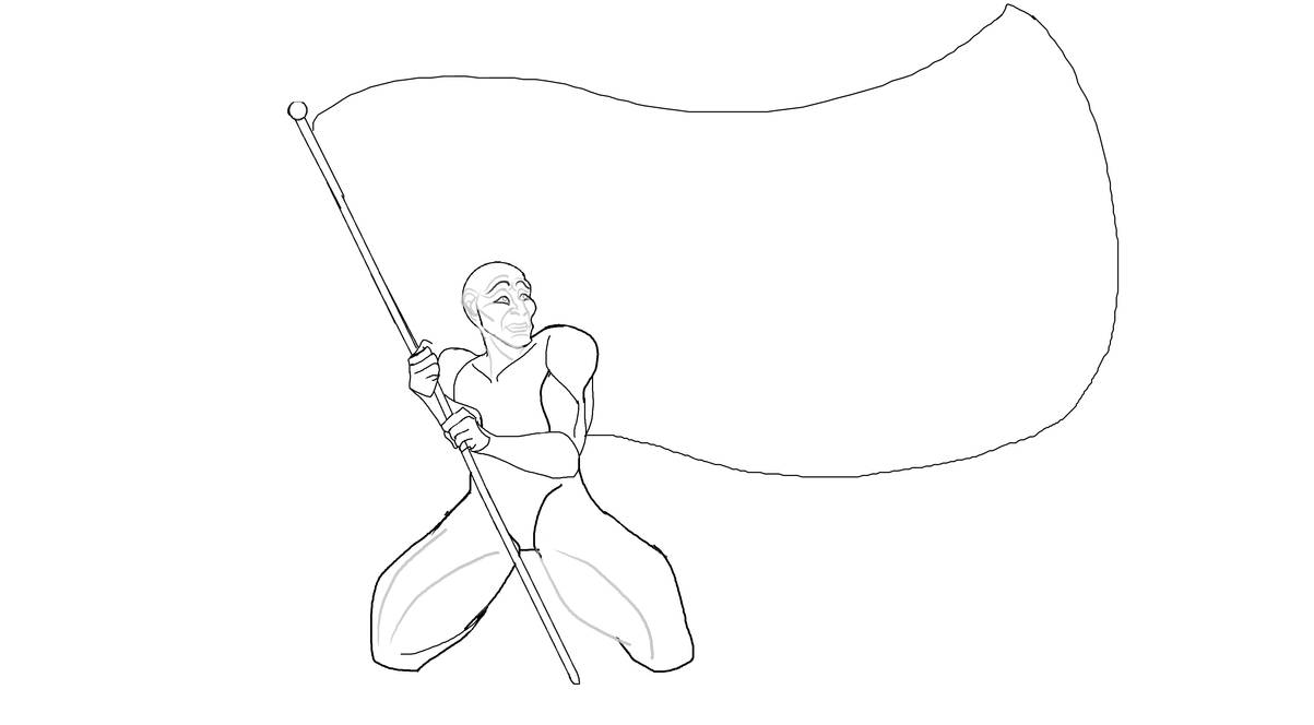 Flag pose base by Inquisiki on DeviantArt