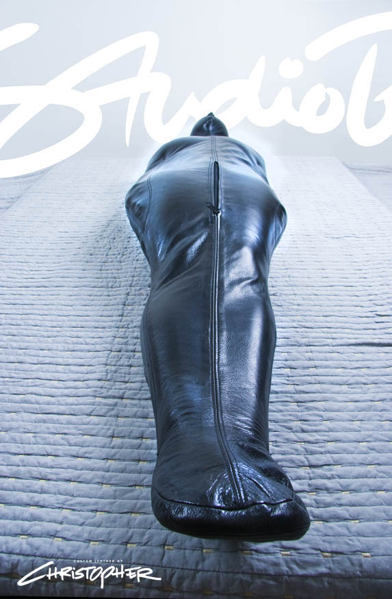 Inflatable Sleepsack Deviantart Heavy leather sleepsack by ChristopherFetish on DeviantArt