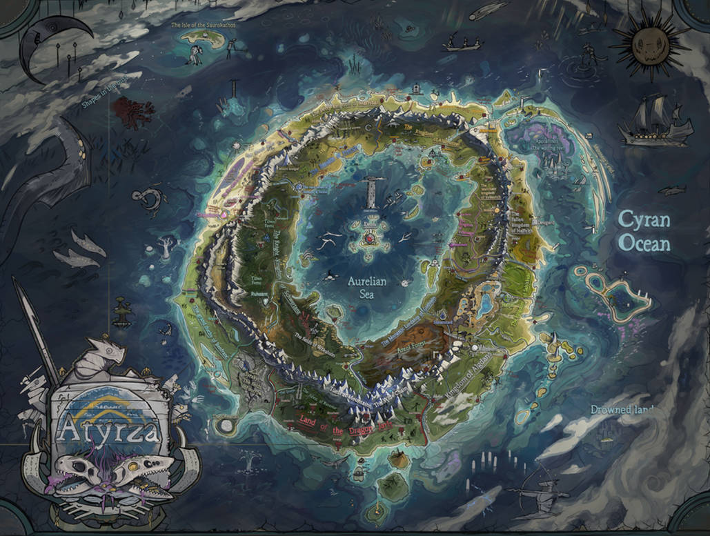 Map of fantasy by Moaimasterthe2nd on DeviantArt