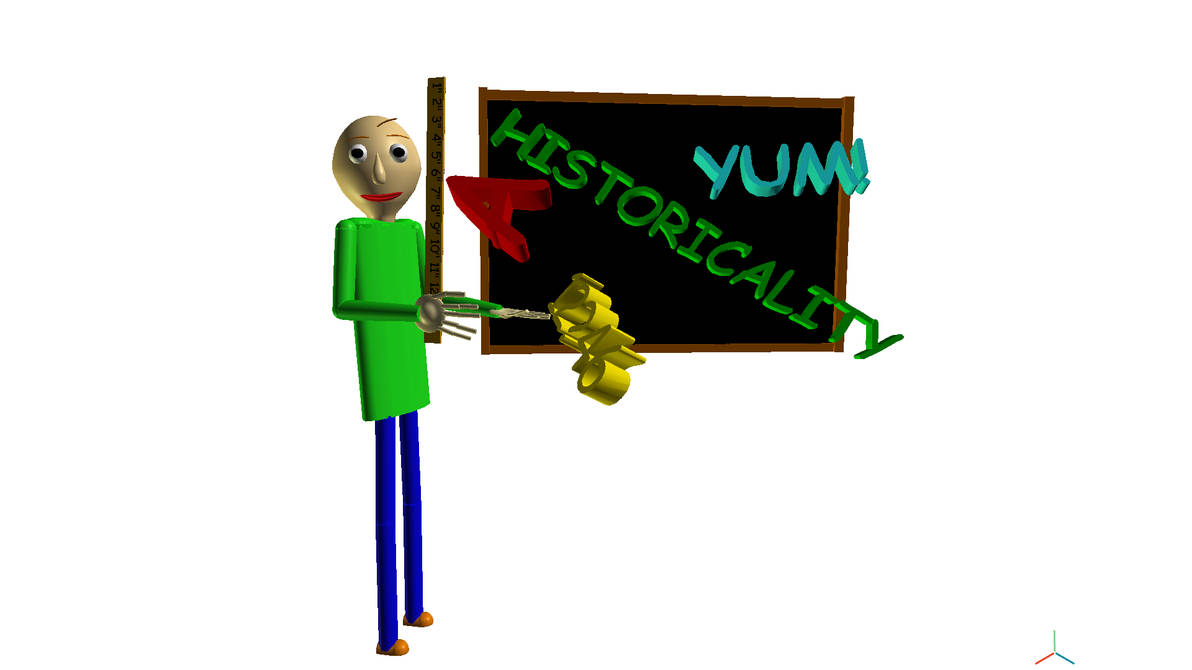 Baldi's Basics Title Screen Recreation by kaydenTVuser on DeviantArt