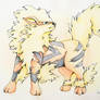 Arcanine watercolor