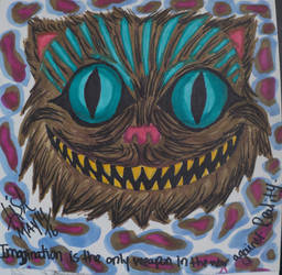 Cheshire Cat- Prismacolor Art Markers