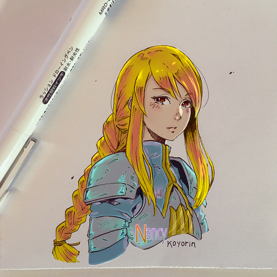 Agrias Oaks Draw by Koyorin