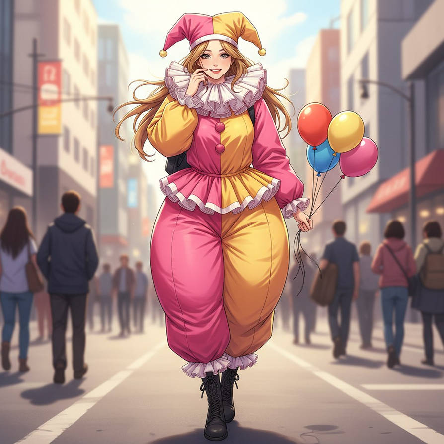 Jester Inflation Inflatable jester outside by Garold51Infv on DeviantArt