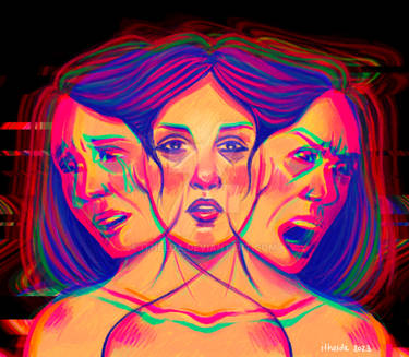 Bipolar Self-Portrait