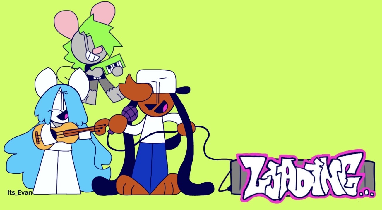 Fnf Loading Screen Mod FNF loading screen thing by ItsEvan220 on DeviantArt
