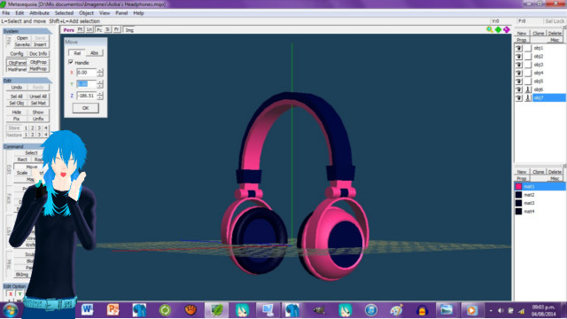 MMD Almost done with Aoba!!! His headphones......