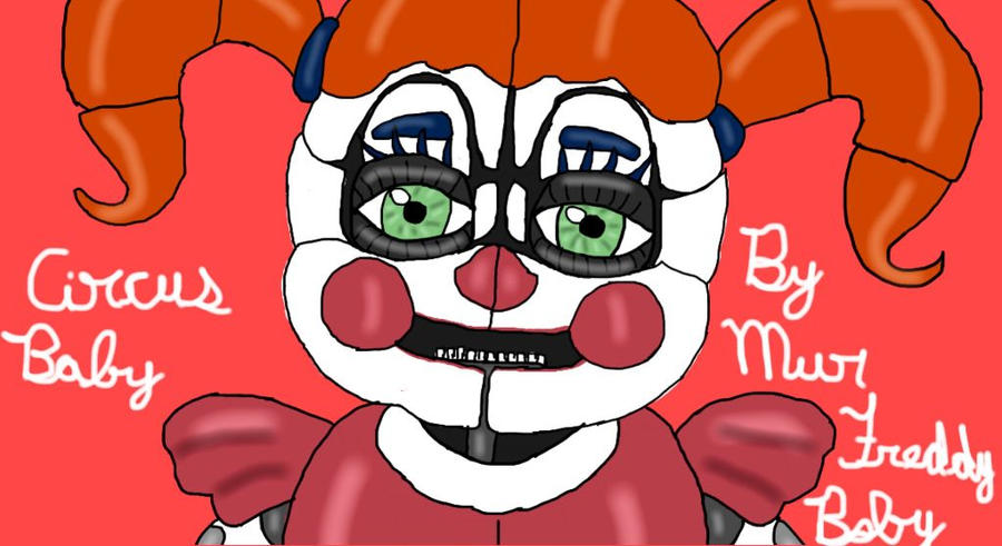 Circus Baby Drawn by MurFreddyBobby on DeviantArt