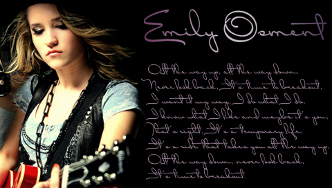 emily osment psp wallpaper