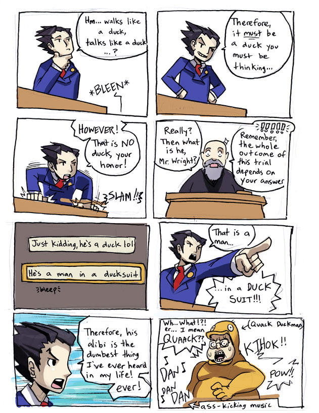 Phoenix Wright comic by oh8 on DeviantArt
