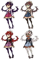 Filia alternate outfits