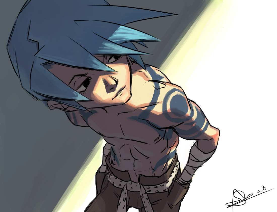 Kamina 03 eyes visible