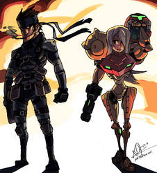 Samus and Snake