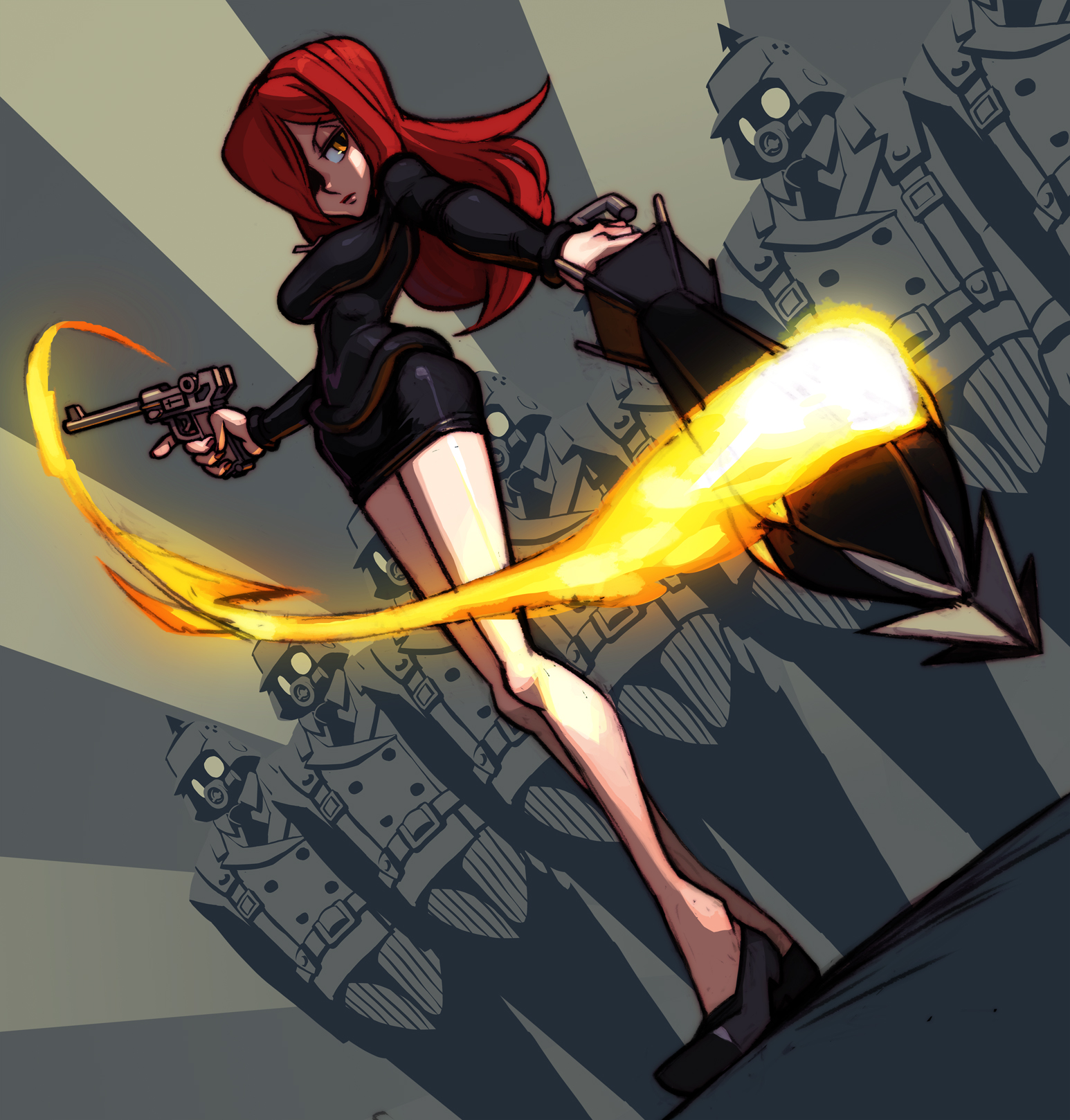 Parasoul Action Portrait