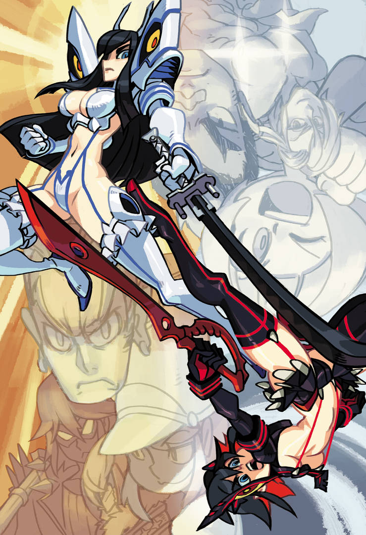 Kill la Kill: Satsuki and Ryuko by oh8