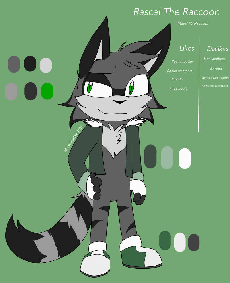 Raccon Rascal Rascal the Raccoon by BlackWolfHybrid on DeviantArt