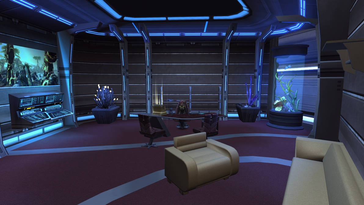 The Captain's ready room by XenlaNayar on DeviantArt
