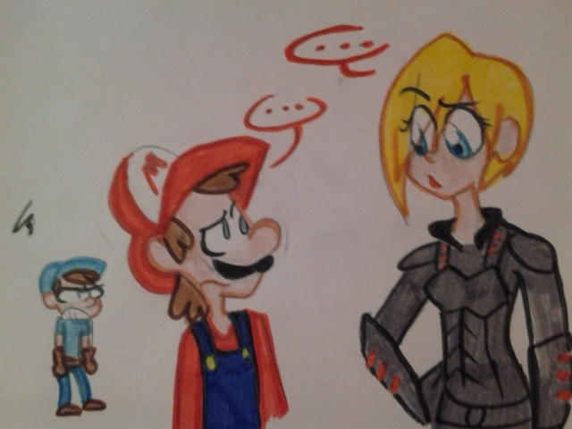 Mario Calhoun Felix,Mario,and Calhoun by unknowntomboy123 on DeviantArt