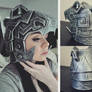 Carved Nordic Armour Helmet